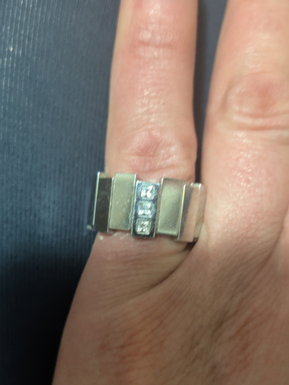 Authentic Swarovski Tactic Ring In Medium Discontinued Item